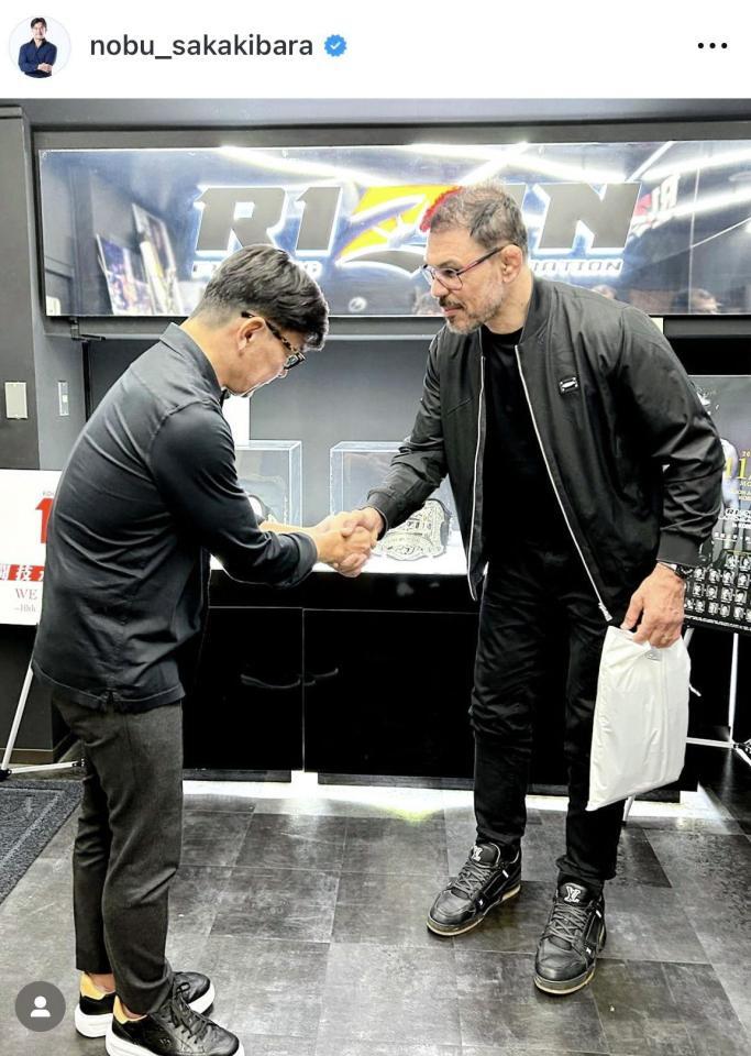 榊原ＣＥＯのインスタグラム＠ｎｏｂｕ＿ｓａｋａｋｉｂａｒａより