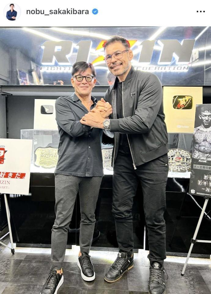 榊原ＣＥＯのインスタグラム＠ｎｏｂｕ＿ｓａｋａｋｉｂａｒａより