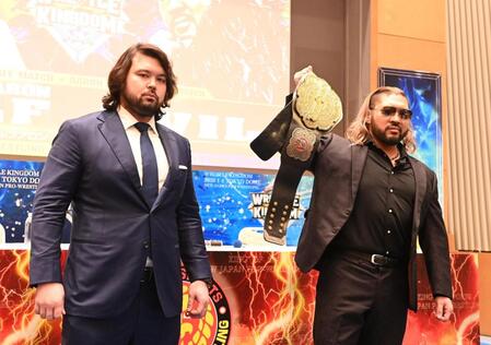 ウルフ・アロンの１・４デビュー戦、急きょタイトル戦へ　対戦ＥＶＩＬが悪の提案「この売名野郎！さらにプレッシャー掛けてやる」