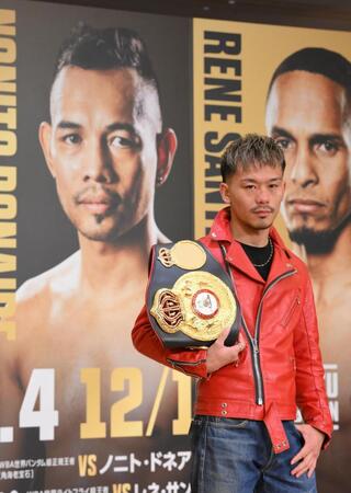 　ノニト・ドネアとの王座統一戦に臨む堤聖也（撮影・伊藤笙子）