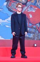 　会見に登場した井上尚弥（撮影・開出牧）