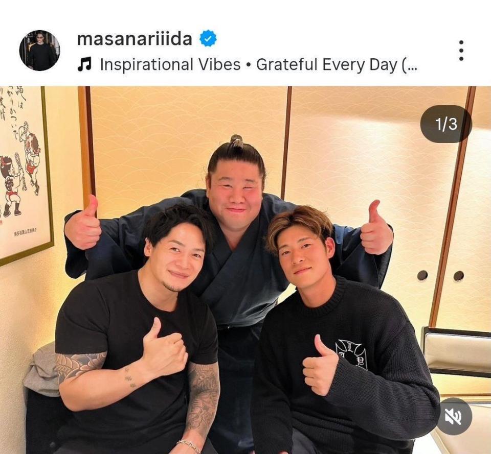 飯田将成のインスタグラム（＠ｍａｓａｎａｒｉｉｉｄａ）から