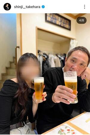 　竹原慎二氏のインスタグラム（＠ｓｈｉｎｊｉ＿ｔａｋｅｈａｒａ）から