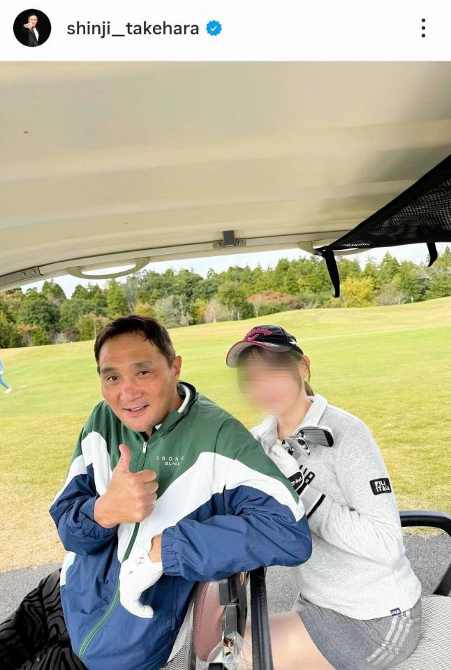 　竹原慎二氏のインスタグラム（＠ｓｈｉｎｊｉ＿ｔａｋｅｈａｒａ）から