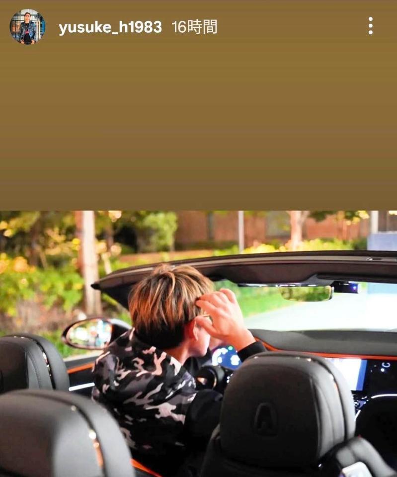 萩原裕介のインスタグラム（＠ｙｕｓｕｋｅ＿ｈ１９８３）から