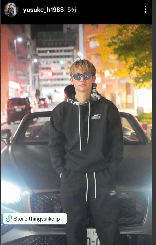 萩原裕介のインスタグラム（＠ｙｕｓｕｋｅ＿ｈ１９８３）から