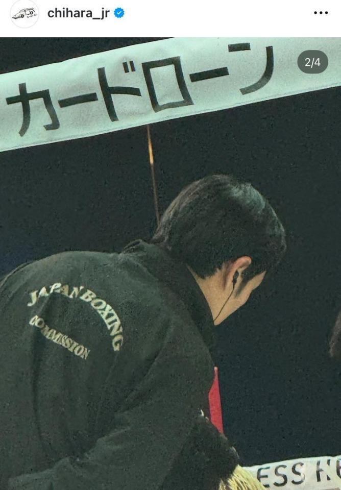 千原ジュニアのインスタグラム（ｃｈｉｈａｒａ＿ｊｒ）より