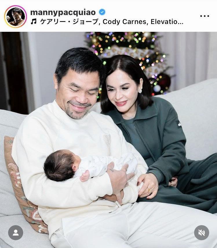 パッキャオのインスタグラム（ｍａｎｎｙｐａｃｑｕｉａｏ）から