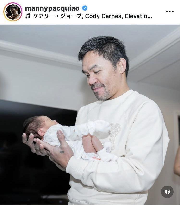 パッキャオのインスタグラム（ｍａｎｎｙｐａｃｑｕｉａｏ）から
