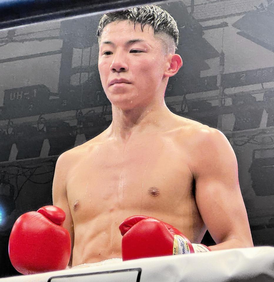 　再起戦で勝利した渡辺海