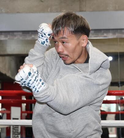 　練習を公開した堤聖也（撮影・佐々木彰尚）