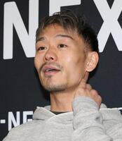 　意気込みを語る堤聖也（撮影・佐々木彰尚）