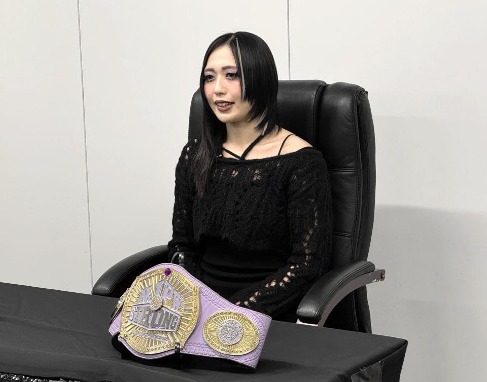 　女子で史上初のプロレス大賞ＭＶＰに選ばれた上谷沙弥