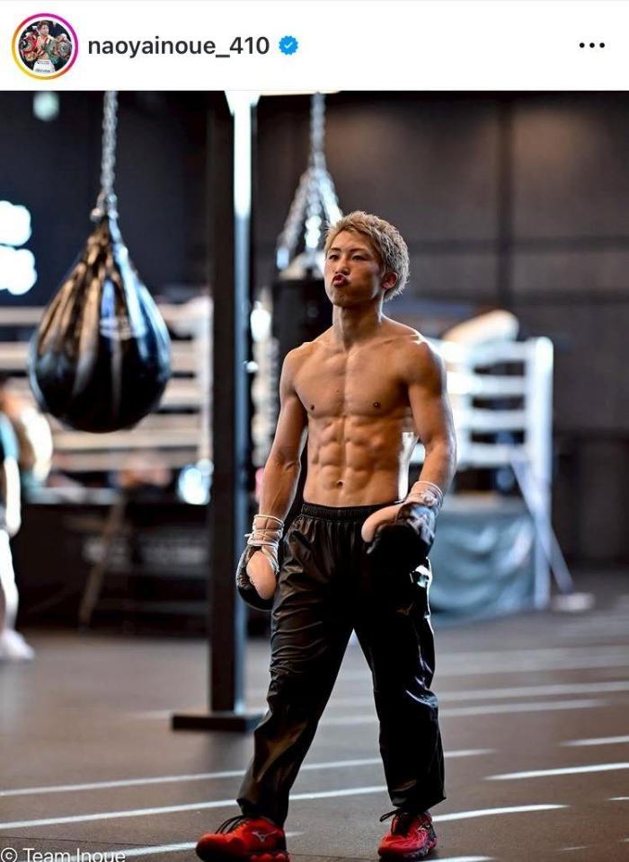 井上尚弥インスタグラム（ｎａｏｙａｉｎｏｕｅ＿４１０）より