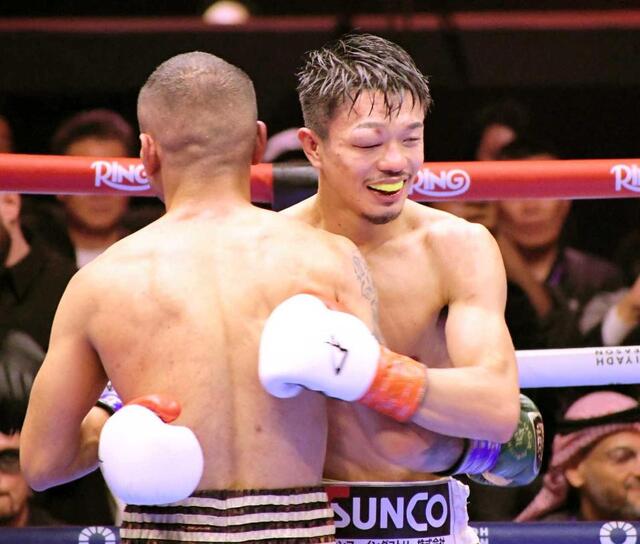 長谷川氏　井上尚と中谷の試合内容に差