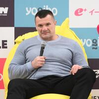 　ＰＲＩＤＥ時代を回想したミルコ・クロコップ（撮影・堀内翔）