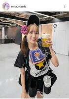 　前田星奈のインスタグラム（＠ｓｅｎａ＿ｍａｅｄａ）から