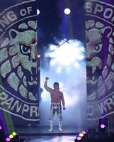 　ファンに別れを告げる棚橋弘至（撮影・金田祐二）