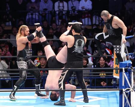 　Ｈ．Ｏ．Ｔから急所攻撃を受けそうになるウルフアロン＝５日