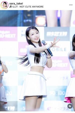 武井さらのインスタグラム＠ｓａｒａ＿ｔａｋｅｉより