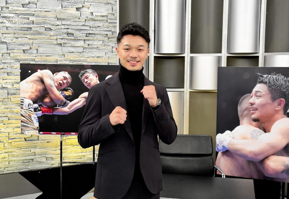 番組収録で昨年１２月のエルナンデス戦を振り返った中谷潤人