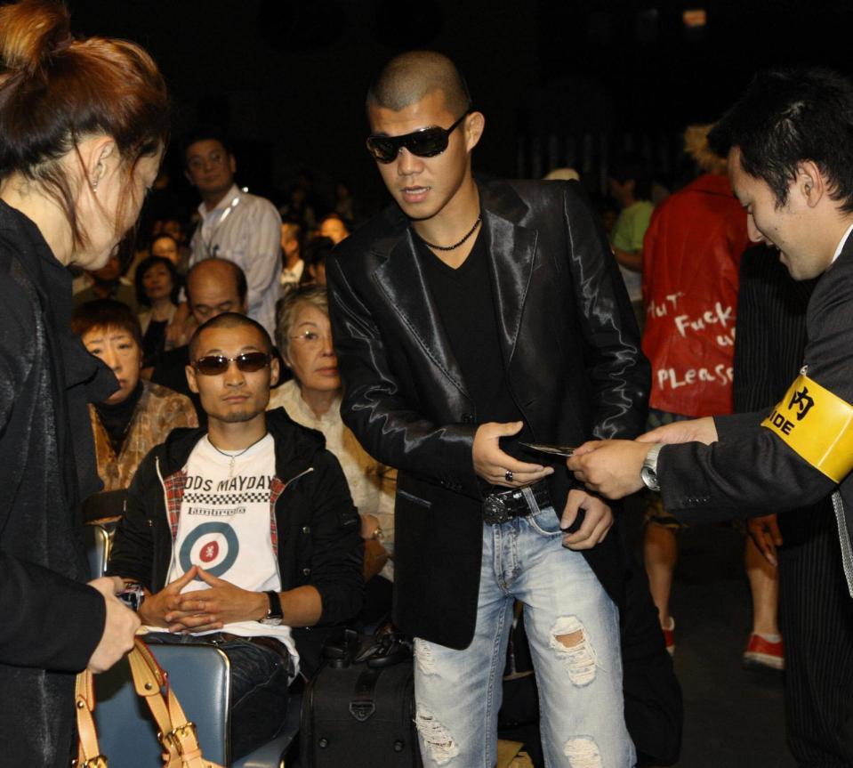 観戦に訪れた亀田興毅（２００８年撮影）