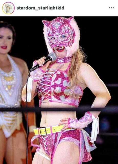 人気女子レスラー　チラ見せ素顔に反響