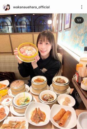 上原わかなのインスタグラム（＠ｗａｋａｎａｕｅｈａｒａ＿ｏｆｆｉｃｉａｌ）から