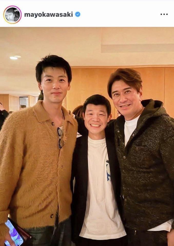 川崎麻世のインスタグラム（＠ｍａｙｏｋａｗａｓａｋｉ）から
