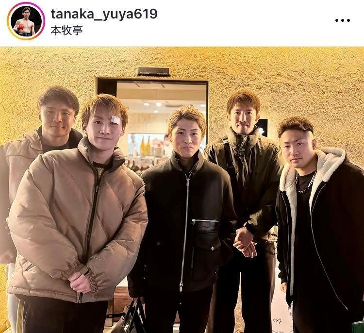 田中湧也インスタグラム（ｔａｎａｋａ＿ｙｕｙａ６１９）より