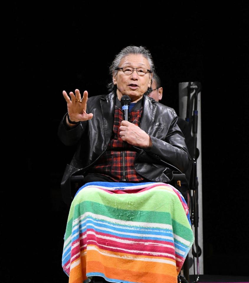 　「天龍祭」でトークショーを行った天龍源一郎