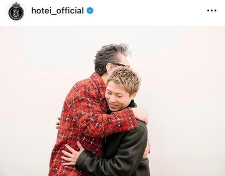 布袋寅泰インスタグラム（ｈｏｔｅｉ＿ｏｆｆｉｃｉａｌ）より