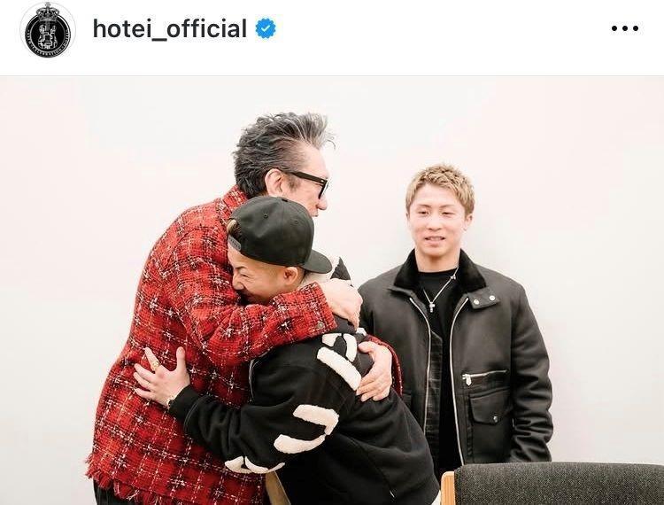 布袋寅泰インスタグラム（ｈｏｔｅｉ＿ｏｆｆｉｃｉａｌ）より