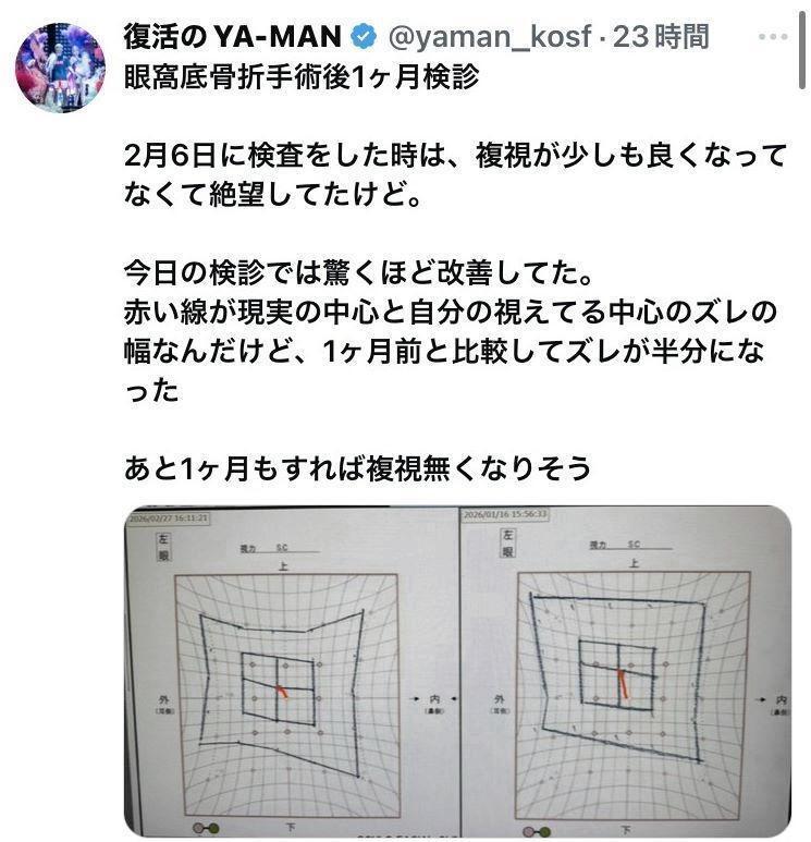 ＹＡ-ＭＡＮのＸ（＠ｙａｍａｎ＿ｋｏｓｆ）から