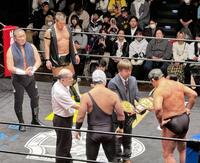 藤波辰爾72歳で異例ベルト挑戦、奪取ならずもファン喝采「お前、平田