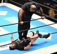 ウルフアロン（下）を攻めるドン・ファレ