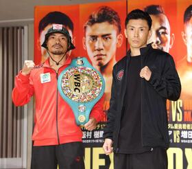 　岩田翔吉（右）とノックアウト・ＣＰフレッシュマート