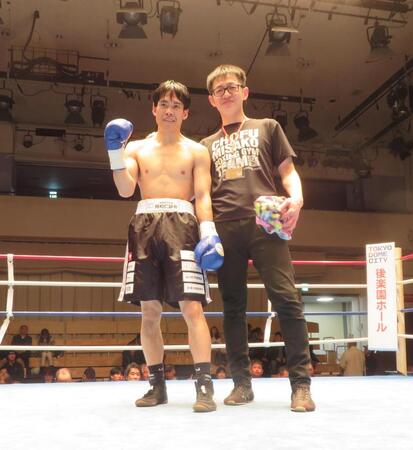 初勝利を挙げた籾山唯一（撮影・梅田泰輔）