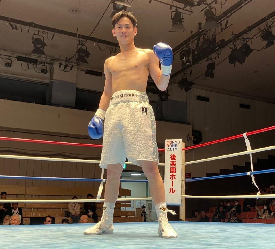 デビュー戦をＴＫＯ勝ちした中田裕也