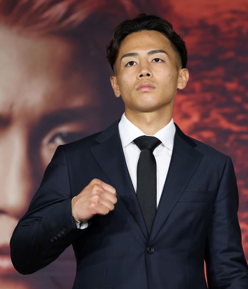 復帰戦での再起を誓った武居由樹（撮影・伊藤笙子）