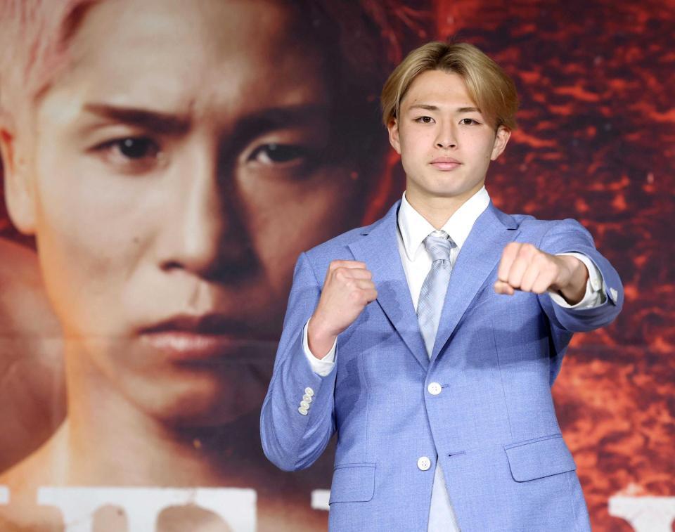 　大橋ジムでプロの道を歩む片岡叶夢（撮影・伊藤笙子）