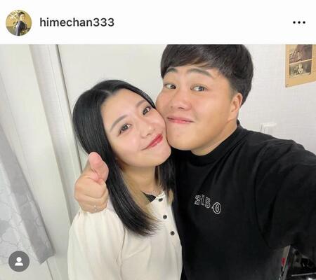 亀田姫月のインスタグラム＠ｈｉｍｅｃｈａｎ３３３より