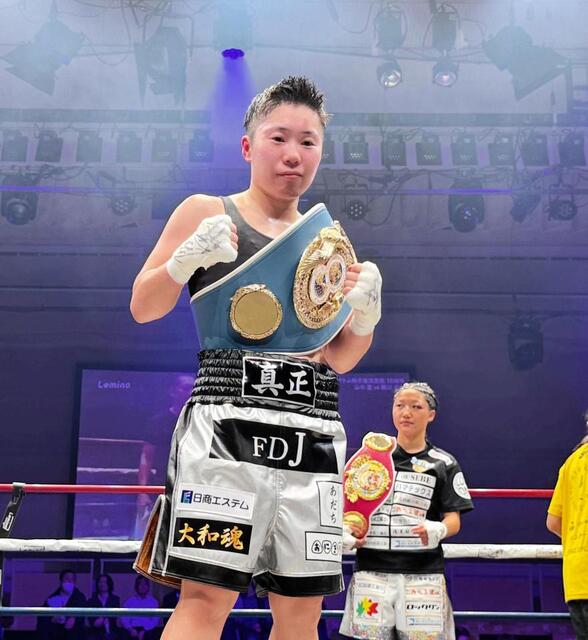 １年ぶりに世界王座に返り咲いた山中菫