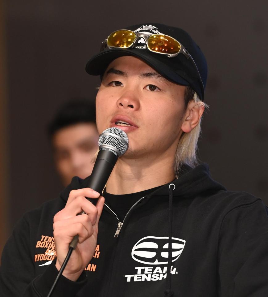 エストラダについて話す那須川天心（撮影・園田高夫）