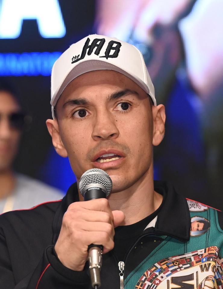 那須川天心の印象を話すエストラダ（撮影・園田高夫）