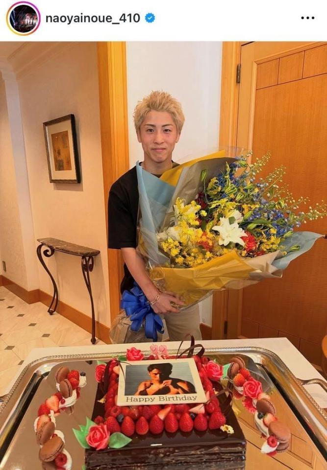 井上尚弥インスタグラム（ｎａｏｙａｉｎｏｕｅ＿４１０）より