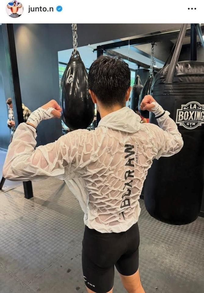 中谷潤人インスタグラム（ｊｕｎｔｏ．ｎ）より