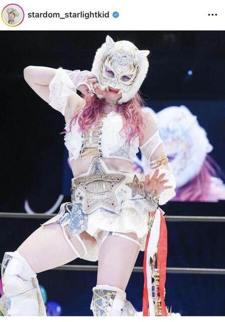 人気女子レスラー覆面下にネット騒然