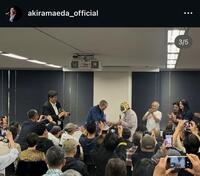 前田日明のインスタ（＠ａｋｉｒａｍａｅｄａ＿ｏｆｆｉｃｉａｌ）より