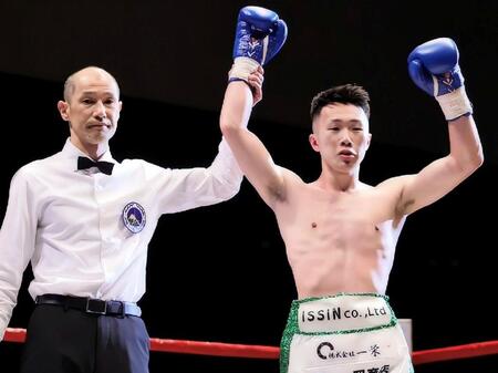 １回ＴＫＯで初戦を突破した高田龍輝